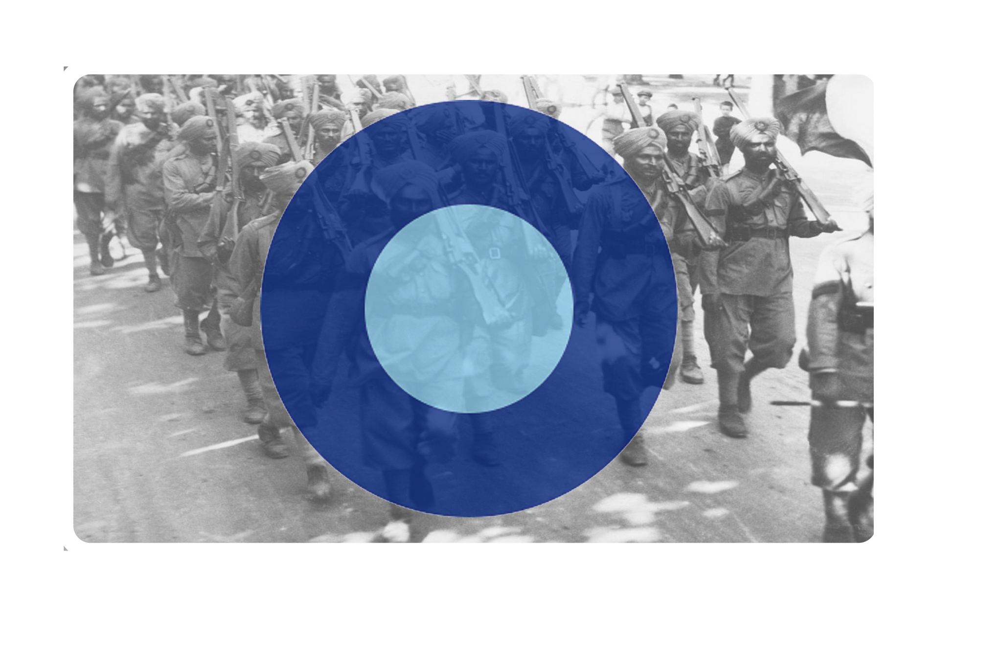 WW2 FEC (Blue Roundel) Combat Label
