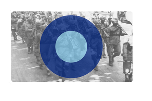 WW2 FEC (Blue Roundel) Combat Label