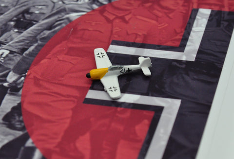 Custom Painted German FW-190 Fighter in White