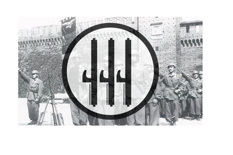 WW2 Fascist Roundel Italian Combat Label