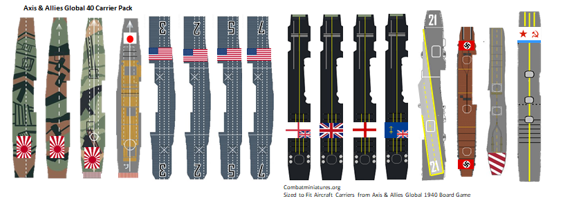 Axis & Allies Global 40 Flight Deck Carrier Pack