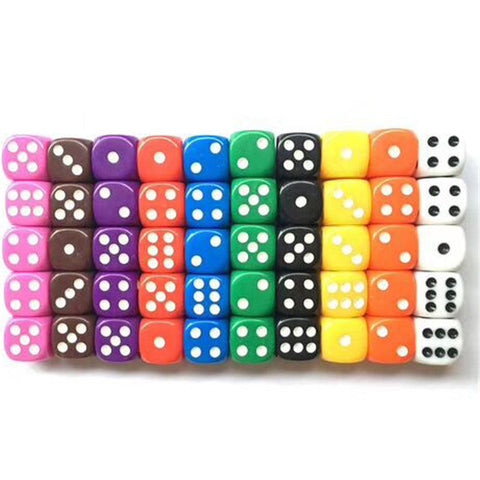 10Pc 16mm Your Choice Color D6 Pack