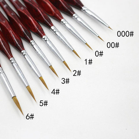 Professional Nylon Sable Hair Ink Paint Brushes
