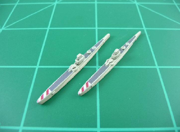Custom Painted Italian Submarine By Military Miniatures (x2)