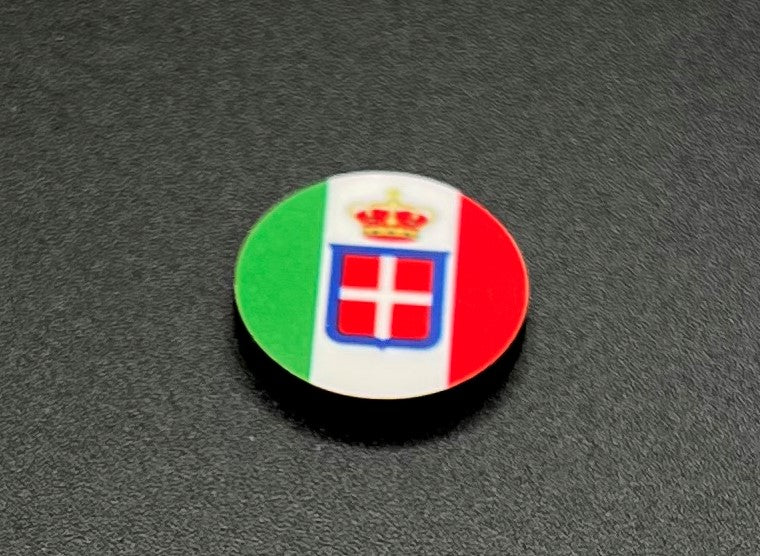 Kingdom of Italy Flag Roundel (x10)
