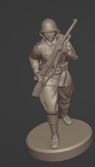 1/72 Scale 3D Printed Republican Spanish/Early War Soviet Infantry