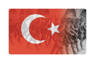 WW1 Turkey Combat Label