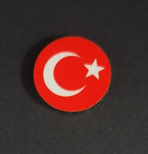 Turkish Flag Roundel (x10)