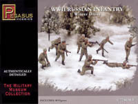 Pegasus 1/72 WWII Russian Infantry in Winter Dress Set #1