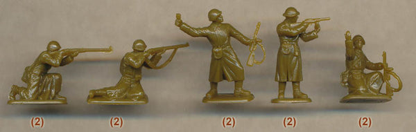 Pegasus 1/72 WWII Russian Infantry in Greatcoats