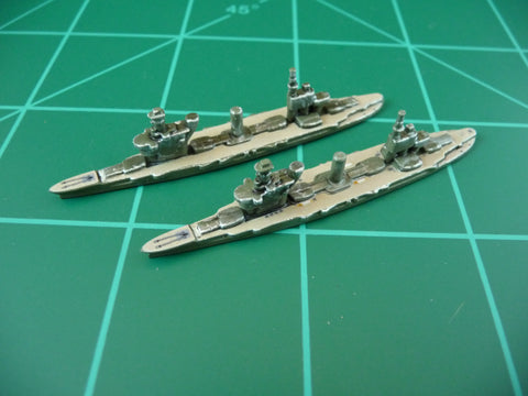 Custom Painted Russian Battleship By Military Miniatures (x2)