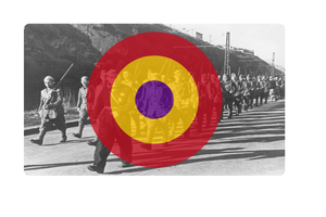 Spanish Civil War Republican Spain Combat Label