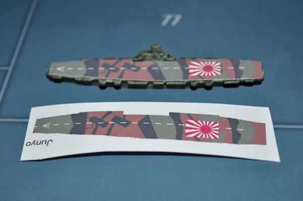 Custom Japanese Shinano Class Flight Deck Sticker (X4)