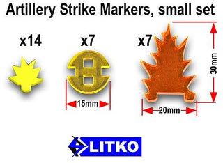 Litko Artillery Strike Markers, Small (x7)