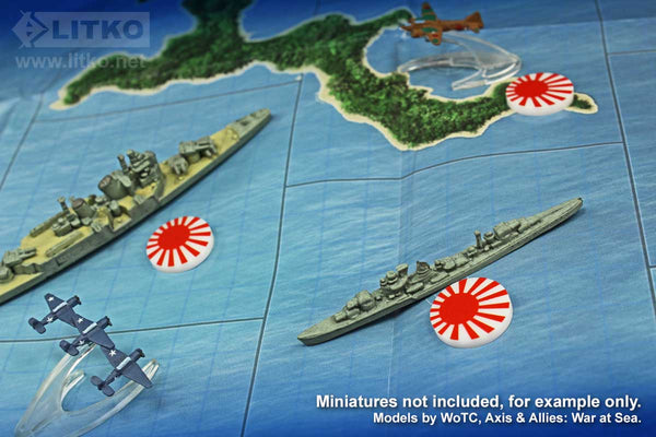 20pc WWII Faction Tokens, Japanese Rising Sun