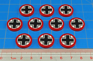 WWII Faction Tokens, German National Cross (10)
