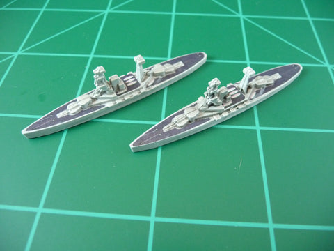 Custom Painted UK Battleship By Military Miniatures (x2)