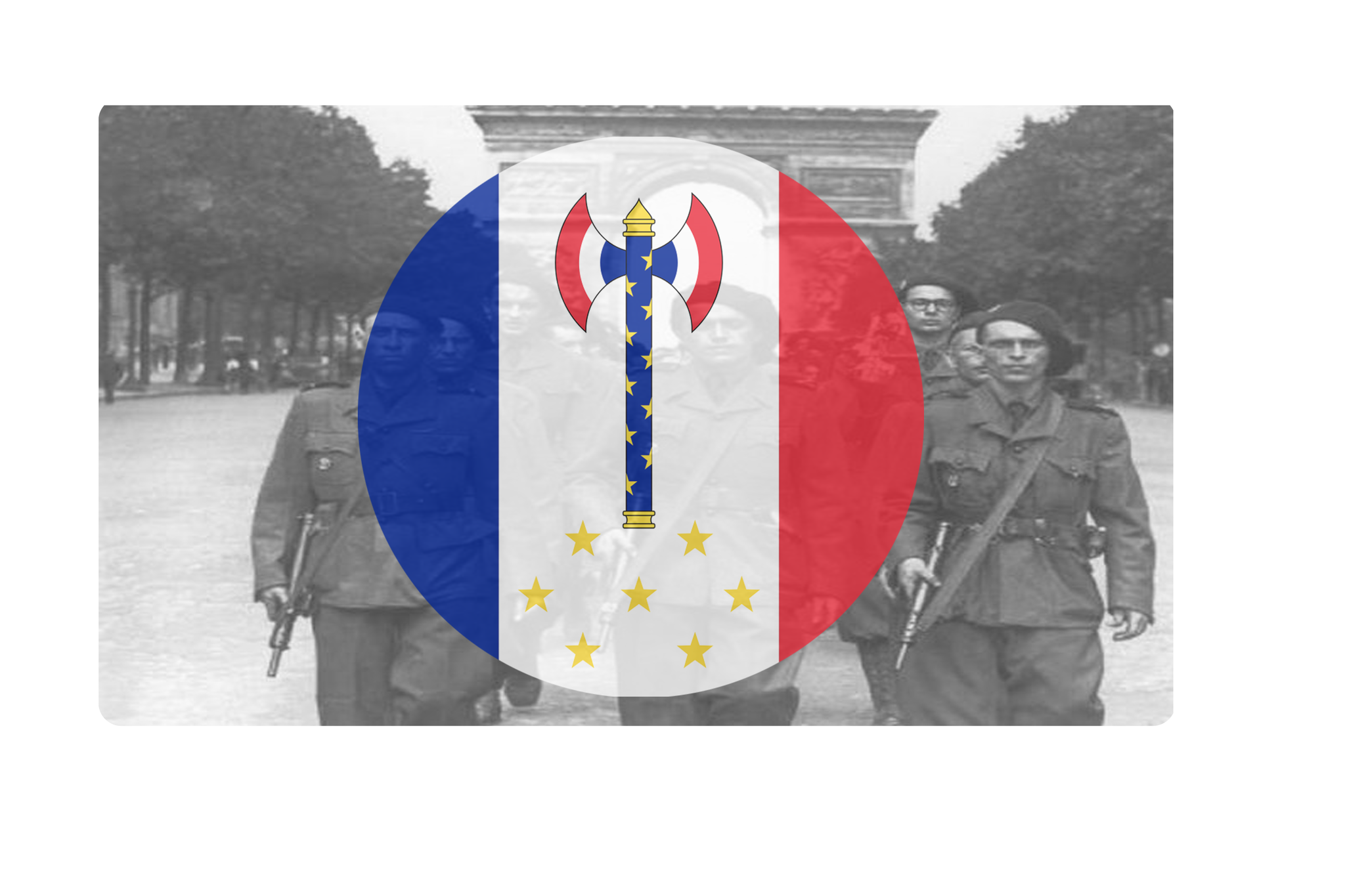 WW2 Vichy French Combat Label