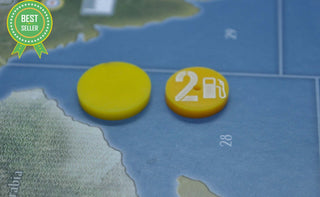 Acrylic .65" Round Aircraft Fuel Range Marker - Combat Miniatures