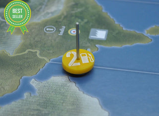 Acrylic .65" Round Aircraft Fuel Range Marker - Combat Miniatures