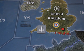 Acrylic Naval Port Marker in Gray (x5) - Combat Miniatures