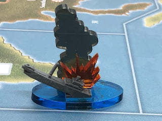 Acrylic/3D Printed Convoy Disruption Marker (x5) - Combat Miniatures
