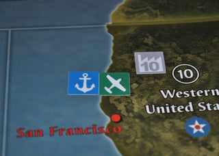 Airfield Vinyl Sticker Marker (x10) - Combat Miniatures