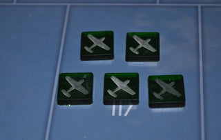 AirPort Marker with White In - Fill (x5) - Combat Miniatures