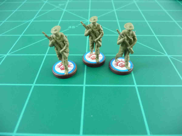 Axis & Allies ANZAC Roundel Infantry Base Water Slide Decal