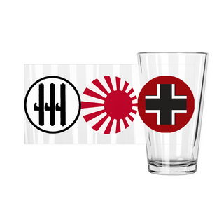 Axis & Allies: Axis Roundel Pint Glass - Combat Miniatures
