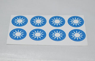 Axis & Allies Custom Chinese Roundel Infantry Base Water Slide Decal - Combat Miniatures