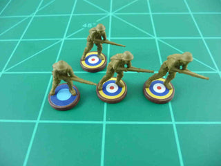 Axis & Allies FEC Roundel Infantry Base Water Slide Decal (x20) - Combat Miniatures
