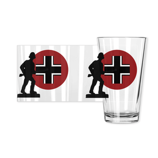 Axis & Allies German Roundel Pint Glass - Combat Miniatures