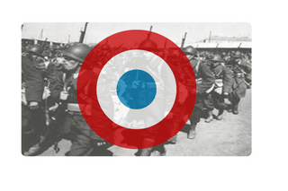 Axis & Allies Global 1940 Combat Label Pack Image with Roundel - Combat Miniatures