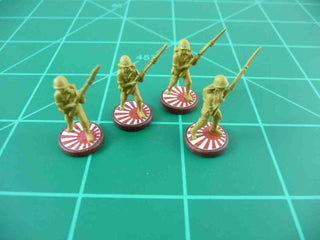 Axis & Allies Japanese Roundel Infantry Base Water Slide Decal - Combat Miniatures