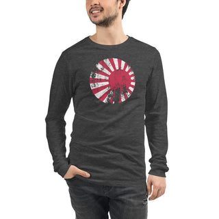 Axis & Allies Japanese Roundel Unisex Long Sleeve Tee, Two Colors to Choose From - Combat Miniatures