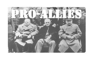 Axis & Allies "Pro - Allies" Combat Label - Combat Miniatures