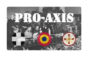Axis & Allies "Pro - Axis" Combat Label - Combat Miniatures