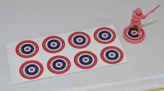 Axis & Allies Thailand Roundel Infantry Base Water Slide Decal - Combat Miniatures