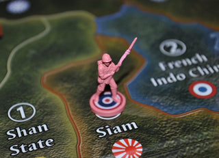 Axis & Allies Thailand Roundel Infantry Base Water Slide Decal (x20) - Combat Miniatures