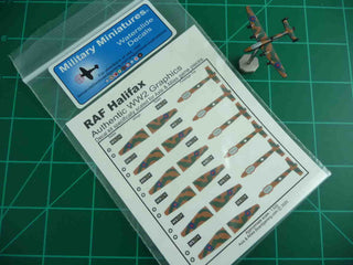 Axis & Allies UK Halifax Bomber Decal Kit - Combat Miniatures