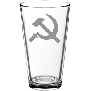 Hammer & Sickle Pint Glass