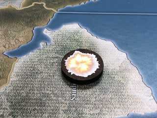 Battle Designation Blast Sticker (x10) - Combat Miniatures