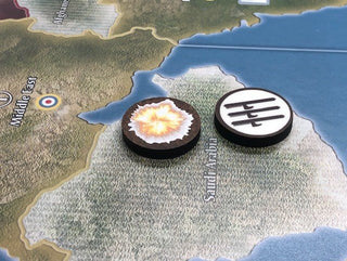 Battle Designation Blast Sticker (x10) - Combat Miniatures