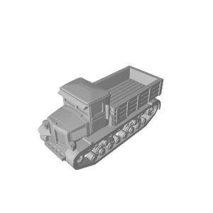 3D Printed 1/285 Russian Voroshilovets Tractor Open Back (x10)