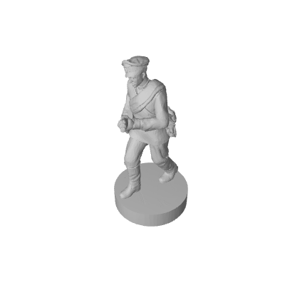 3D Printed WW1 Russian Infantry (x10)