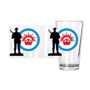 Axis & Allies ANZAC Roundel Pint Glasses