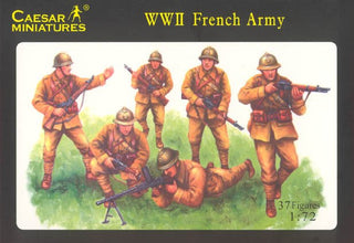 Caesar Miniatures 1/72 WW2 French Army - Combat Miniatures