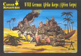 Caesar Miniatures 1/72 WW2 German Afrika Korps - Combat Miniatures