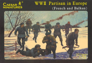 Caesar Miniatures 1/72 WW2 Partisan in Europe - Combat Miniatures